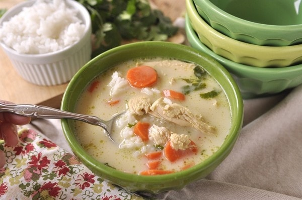 Coconut Curry Chicken Soup