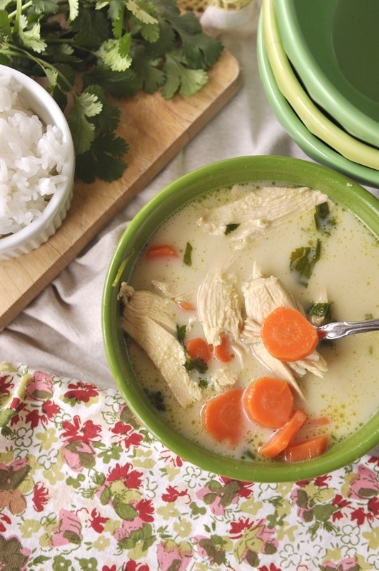 Coconut Curry Chicken Soup