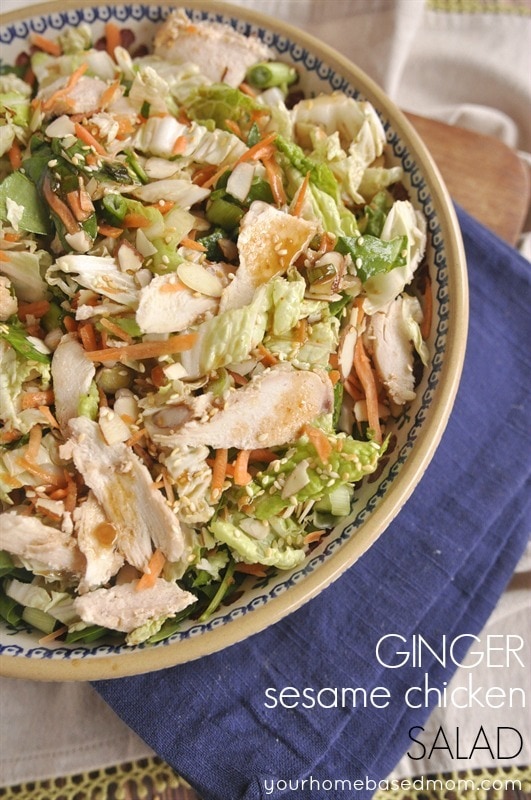 Ginger Sesame Chicken Salad