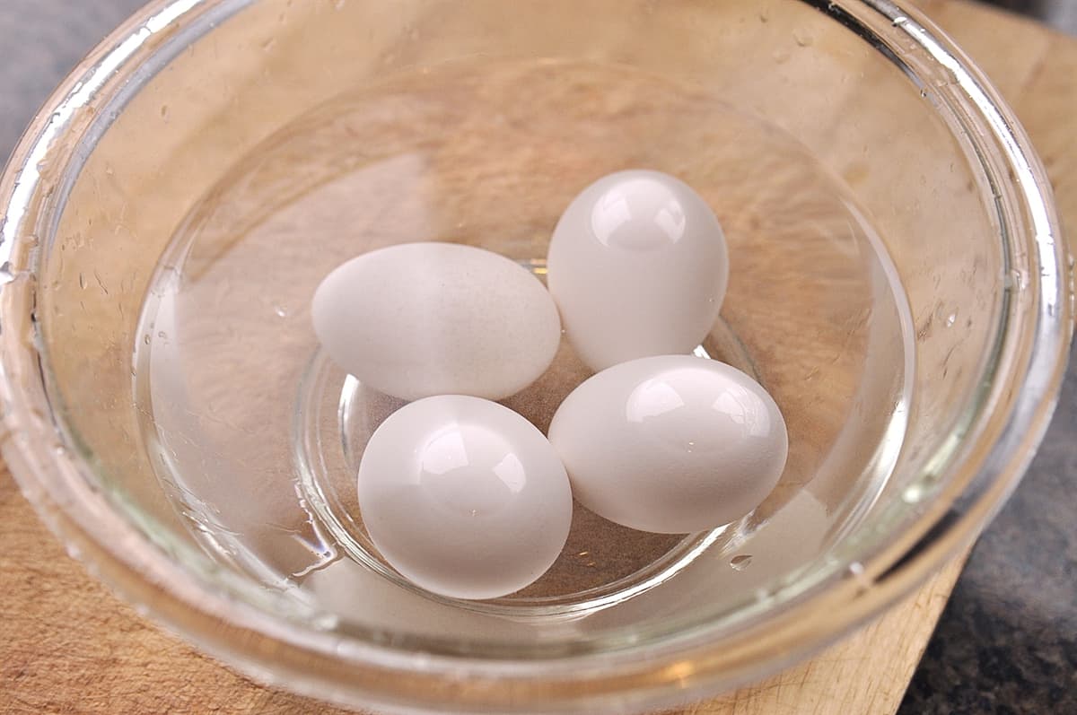 eggs in water