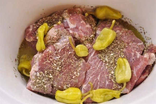 Slow Cooker Greek Pork