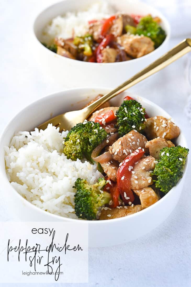 Pepper Chicken Stir Fry Recipe | by Leigh Anne Wilkes