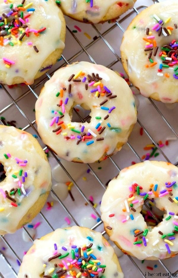 Baked Funfetti Donughts