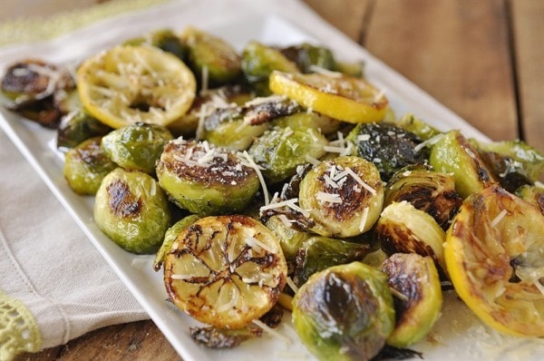 Lemon Roasted Brussels Sprouts