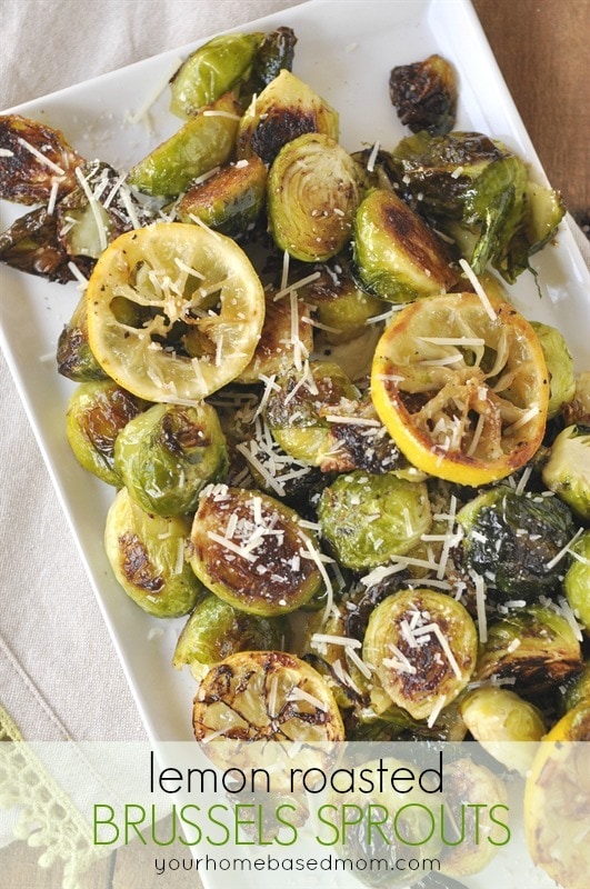 Lemon Roasted Brussels Sprouts