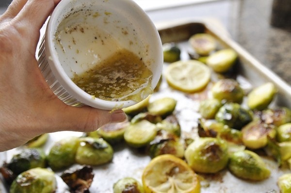 Lemon Roasted Brussels Sprouts