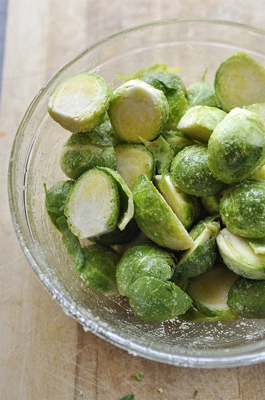 Lemon Roasted Brussels Sprouts