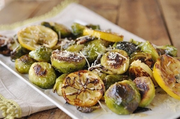 Lemon Roasted Brussels Sprouts