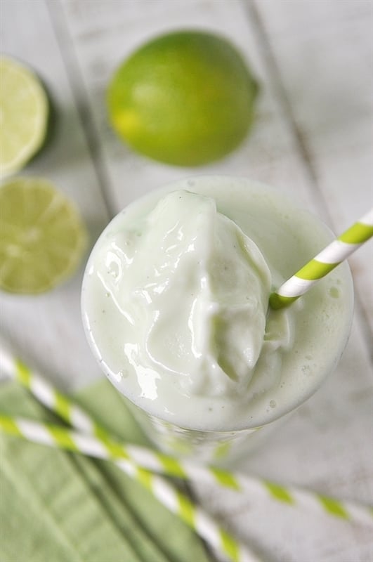 Lime Sherbet Freeze