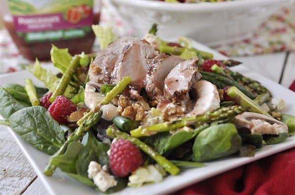 Pomegranate Pork Tenderloin Salad