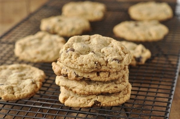 GLuten Free Peanut Butter Chocolate Chip Cookies