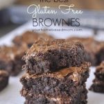 pile of gluten free brownies