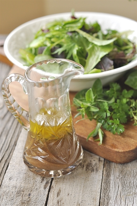 Herb Infused Balsamic Vinaigrette dressingitup Your Homebased Mom