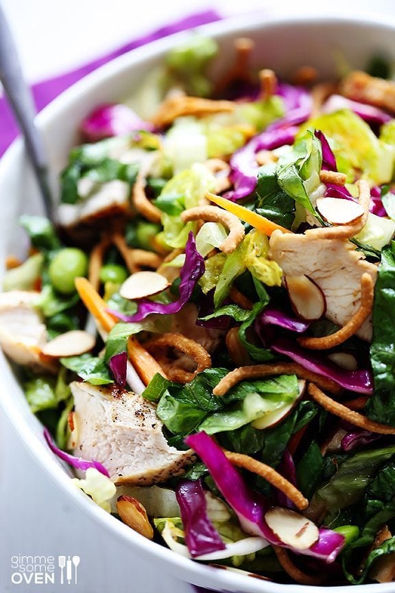 Lighter Chinese Chicken Salad
