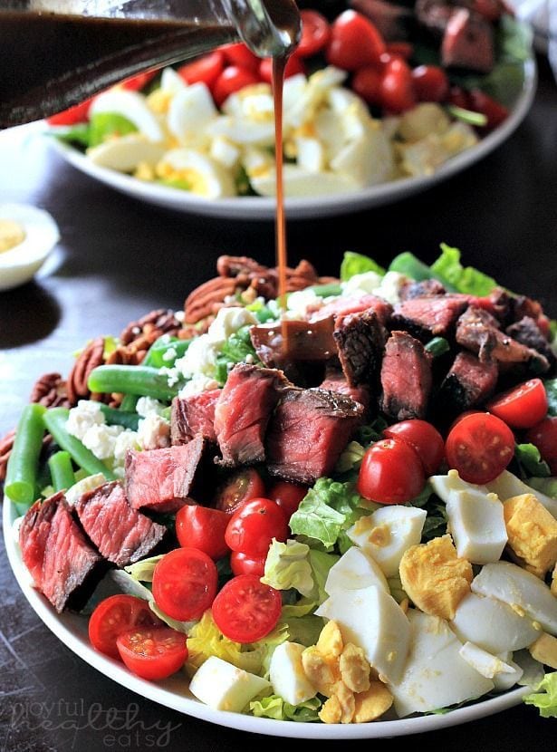 Ribeye Steak Salad with Balsamic Vinaigrette