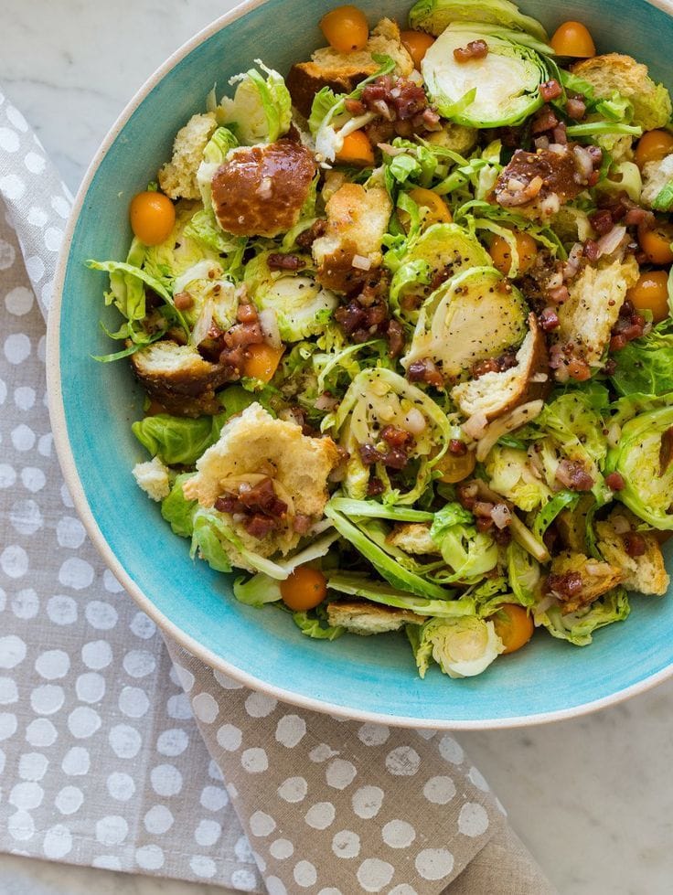 Shaved Brussels Sprouts Salad