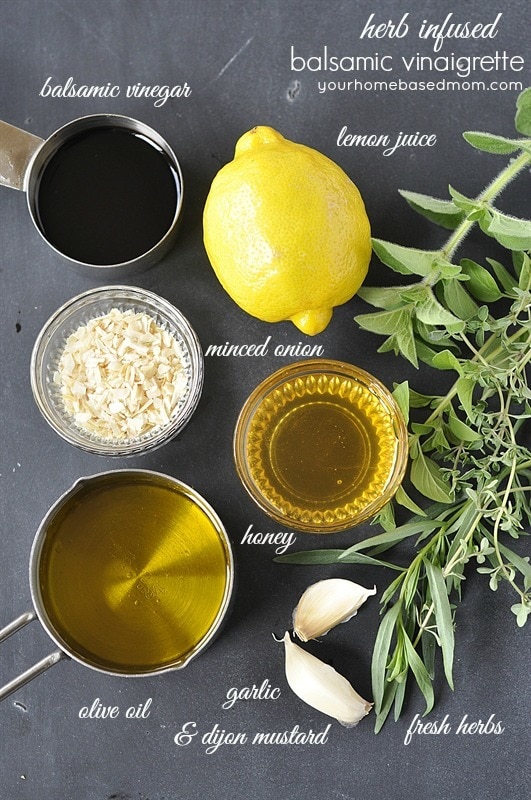 Herb Infused Balsamic Vinaigrette dressingitup Your Homebased Mom