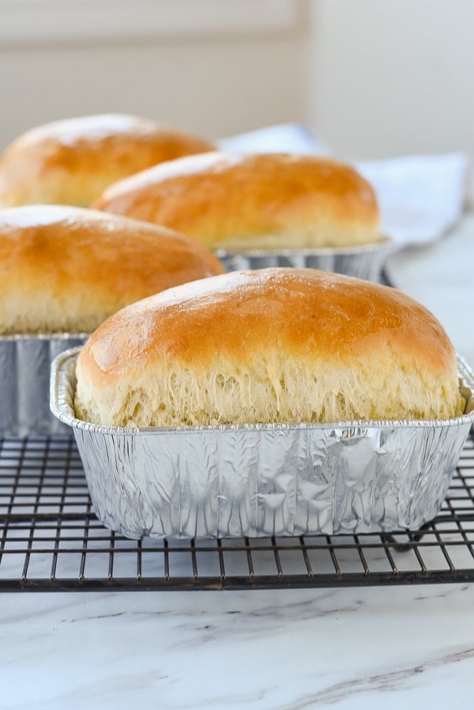 mini loaves of bread