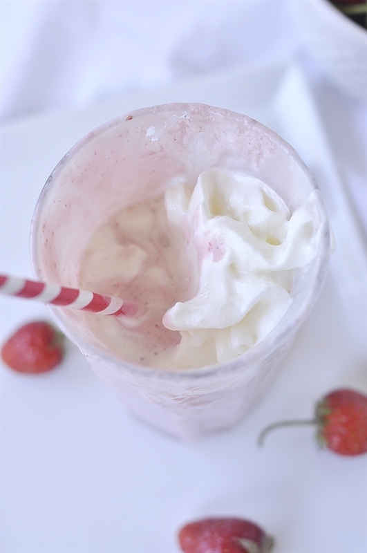 Fresh Strawberry Milkshake