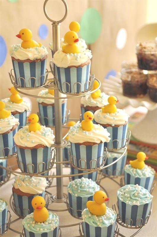 rubber ducky cupcakes