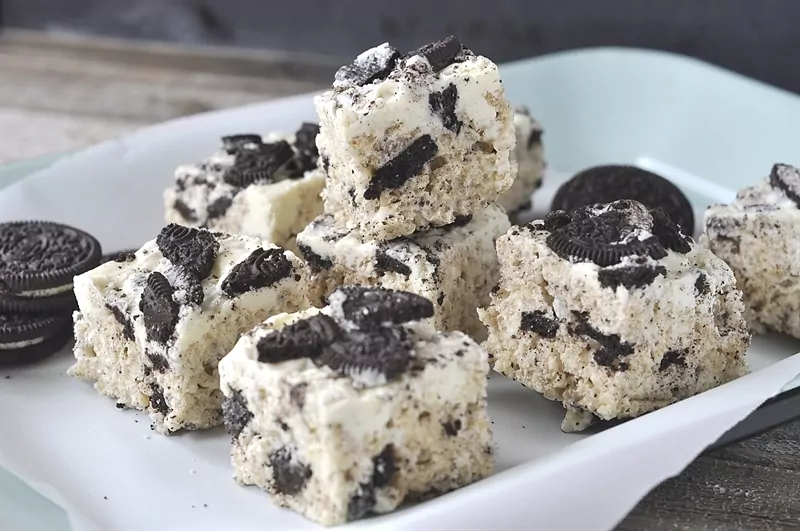 Cookies e Cream Rice Krispie Treats