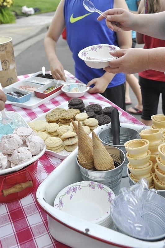 Ice Cream Sandwich Bar