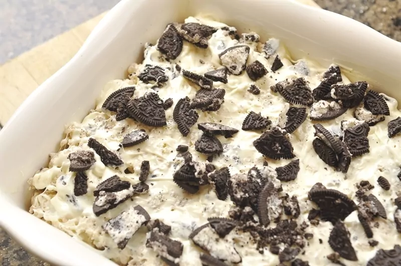 cookies a smetanou, rýže krispie
