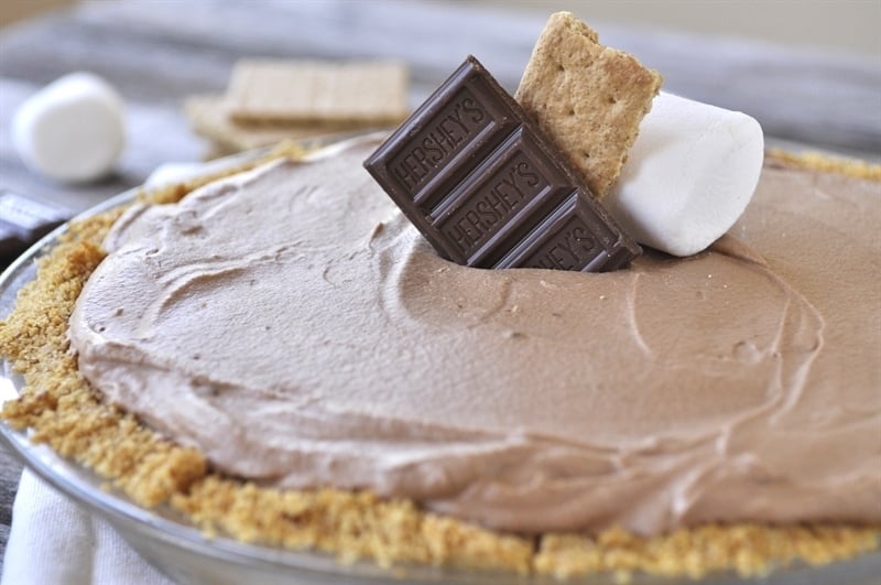 Chocolate S'mores Pie