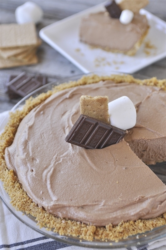 Chocolate S'mores Pie