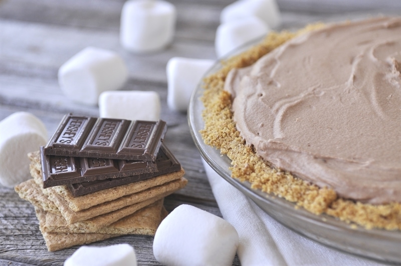 Chocolate S'mores Pie