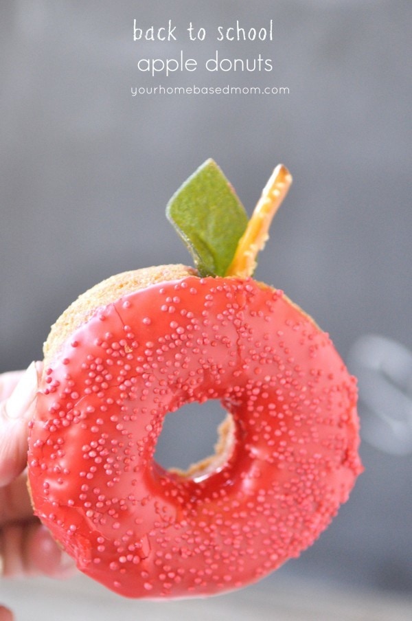back to school donuts apple donuts