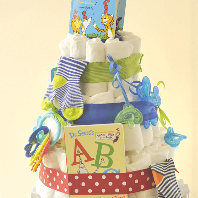 storybook diaper cake