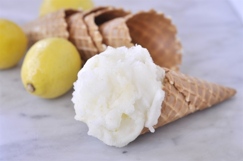 lemon sorbet