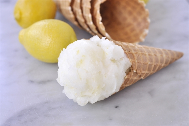 lemon sorbet