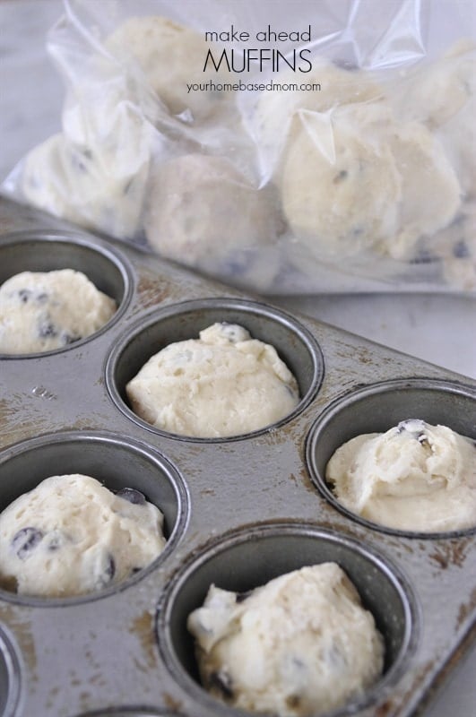 Make ahead Muffins