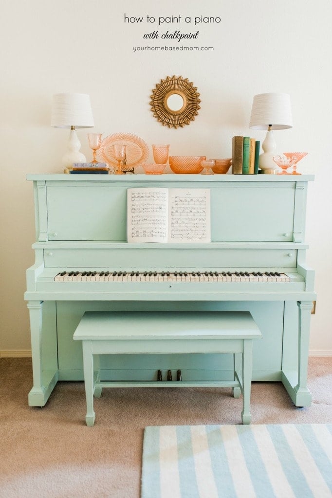 chalk paint piano