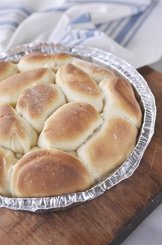 Make Ahead Parkerhouse Rolls - perfect for the holidays!