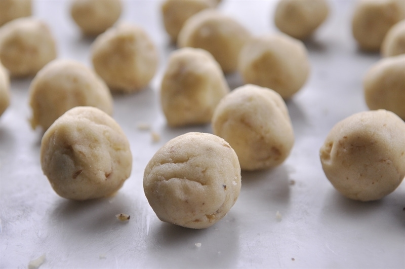 cookie dough balls