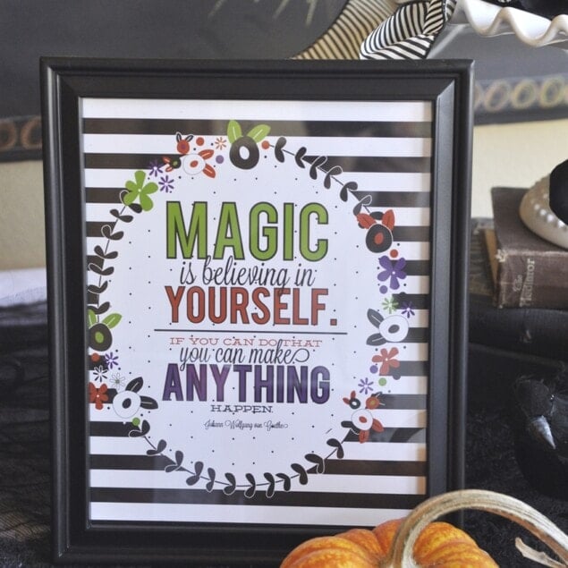 magic is believing printable