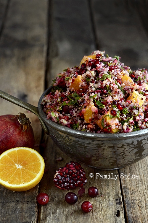 Cranberry Orange Quinoa Salad