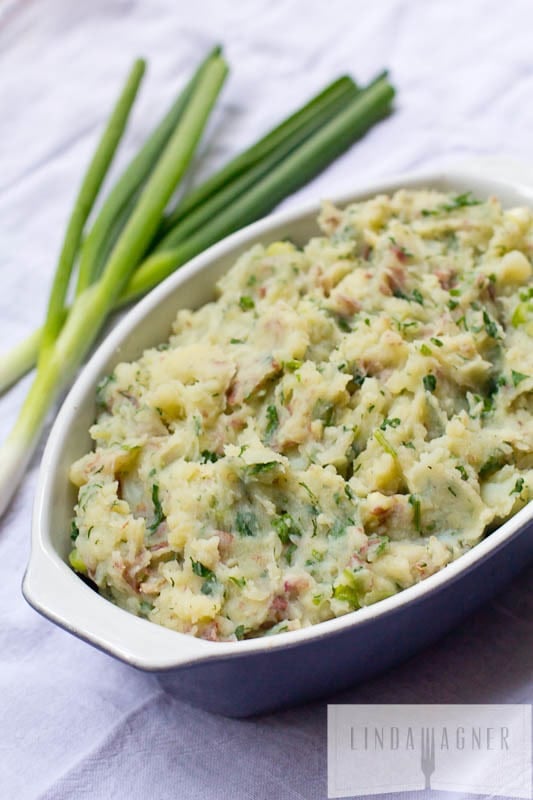 Garlic & Herb Smashed Potatoes