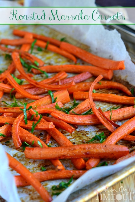 Roasted Marsala Carrots