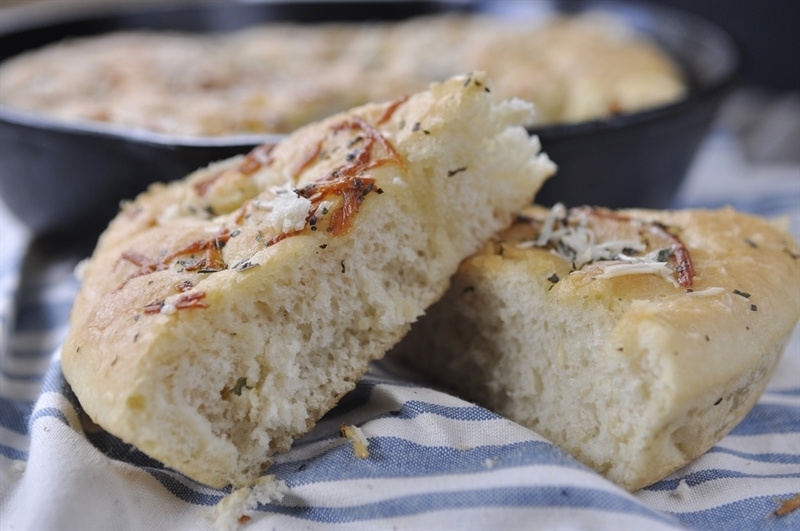 Skillet Foccacia Bread