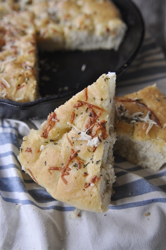 Skillet Foccacia Bread