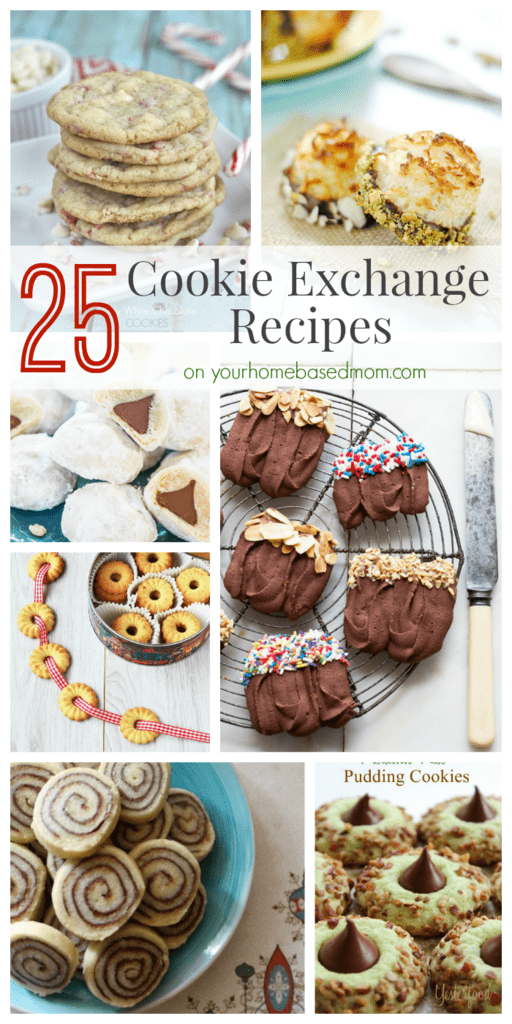 25 Cookie Exchange Recipe on Your Homebased Mom