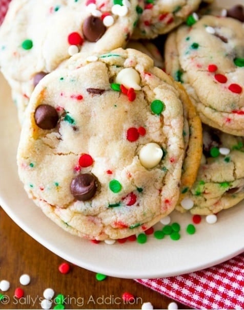 Cake Batter Chocolate Chip Cookies