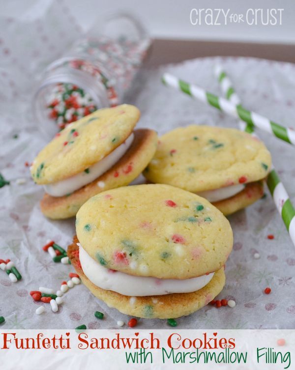 Funfetti Cookie Sandwiches