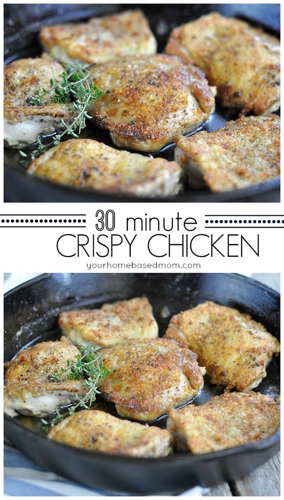 30 minute meals crispy chicken 