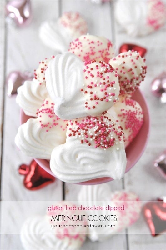 Valentine’s Day Meringue Cookies