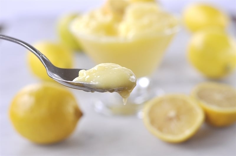 spoonful of lemon curd